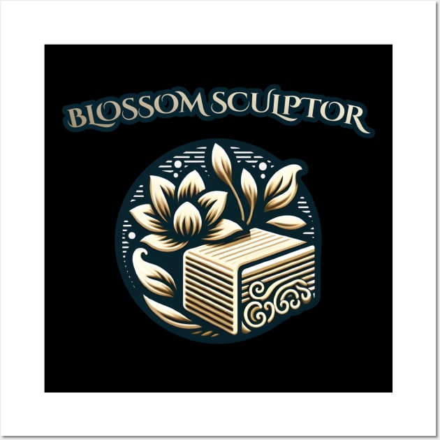 Blossom Sculptor Soap Carving Wall Art by ThesePrints